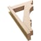 Ekena Millwork 6-in W x 22-in D x 34-in H Balboa Trad Rough Cedar Woodgrain TimberThane Outlooker, Primed Tan OUTUR060X22X34BOA04RCPR - alternate 6